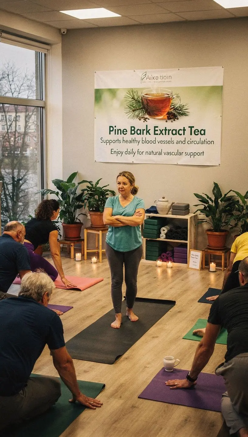 Gaminimo procesas: pušų žievės ekstraktas verdamas vandeniu.